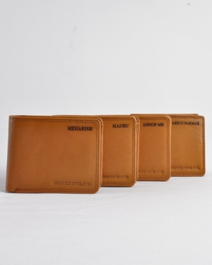 Personalized Leather Wallet - Premium Gift for Birthday & Anniversary