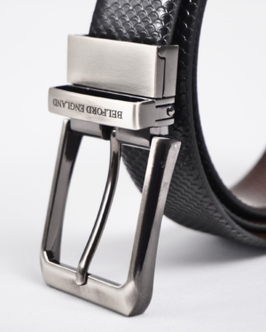 Maverick - Men's Original Casual Leather Belt (Black)