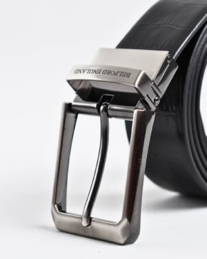 Arizona - Men's Original Leather Belt Reversible (Black & Tan) - 28-44 - Fits Waist Size: 28-44