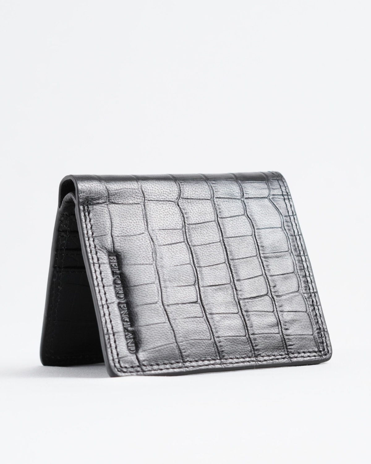 Aubrey - Men’s Original Leather Wallet (Croco Black) Aubrey - Men’s Original Leather Wallet (Croco Black)