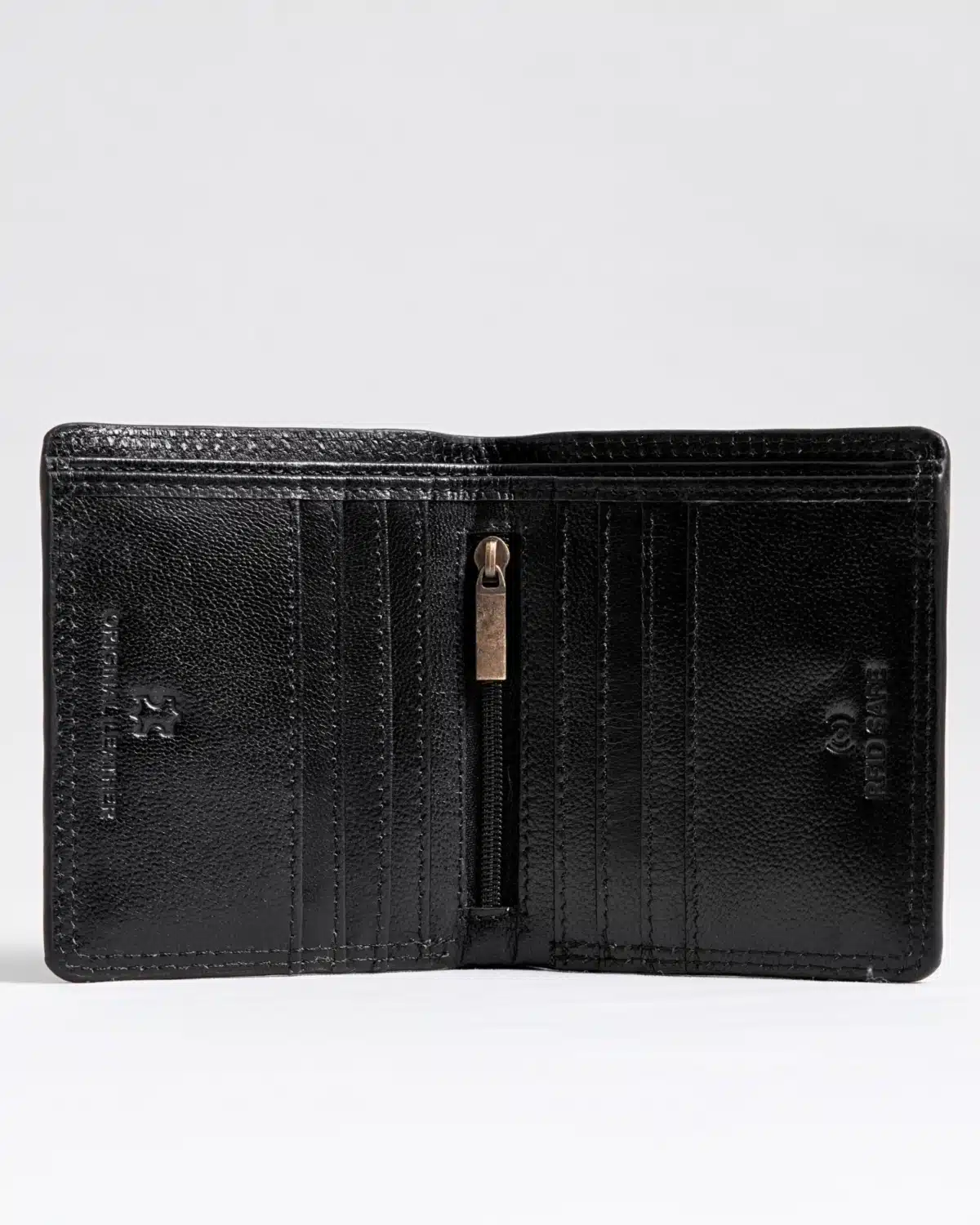 Aubrey - Men’s Original Leather Wallet (Jet black) Aubrey - Men’s Original Leather Wallet (Jet black)