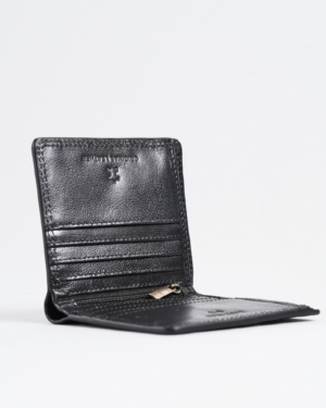 Aubrey - Men’s Original Leather Wallet (Jet black)