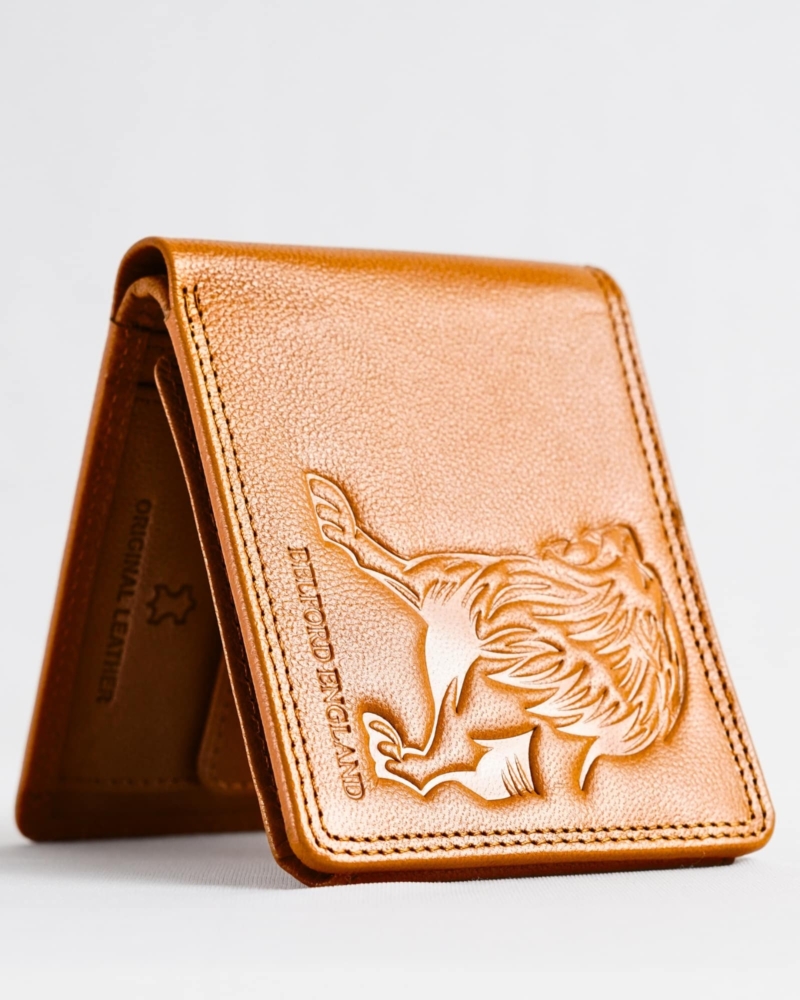 Cambridge - Men’s Original Leather Wallet - Rich Tan (Lion)