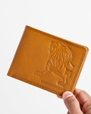 Cambridge - Men’s Original Leather Wallet - Rich Tan (Lion)