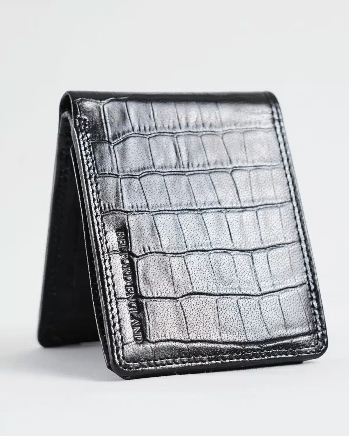 Cambridge Men’s Original Soft Leather Wallet (Croco Black) Cambridge Men’s Original Soft Leather Wallet (Croco Black)