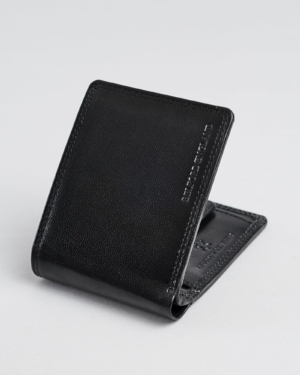 Harvard Men’s Original Leather Wallet (Jet Black)