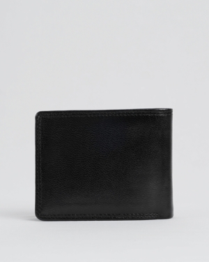 Harvard Men’s Original Leather Wallet (Jet Black)