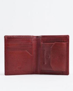Hyde Men’s Original Leather Wallet (Brown & Cherry Blend)