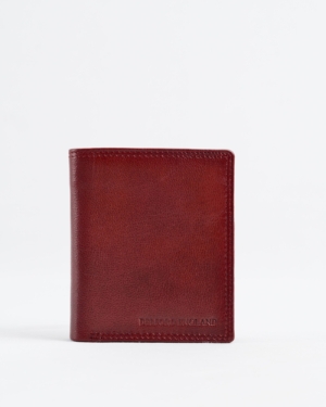 Hyde Men’s Original Leather Wallet (Brown & Cherry Blend)