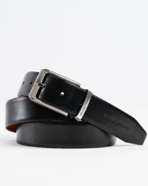 Mexico - Men's Original Leather Belt Reversible (Premium Black & Tan) - 28-44 - Fits Waist Size: 28-44