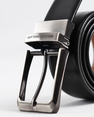 Mexico - Men's Original Leather Belt Reversible (Premium Black & Tan)