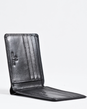 Real Madrid - Men’s Original Sleek Leather Wallet (Black)