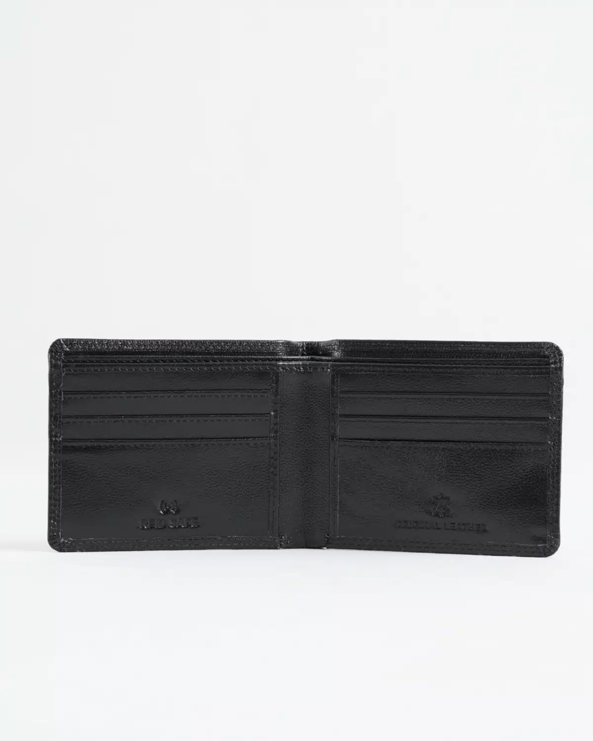 Real Madrid - Men’s Original Sleek Leather Wallet (Black) Real Madrid - Men’s Original Sleek Leather Wallet (Black)