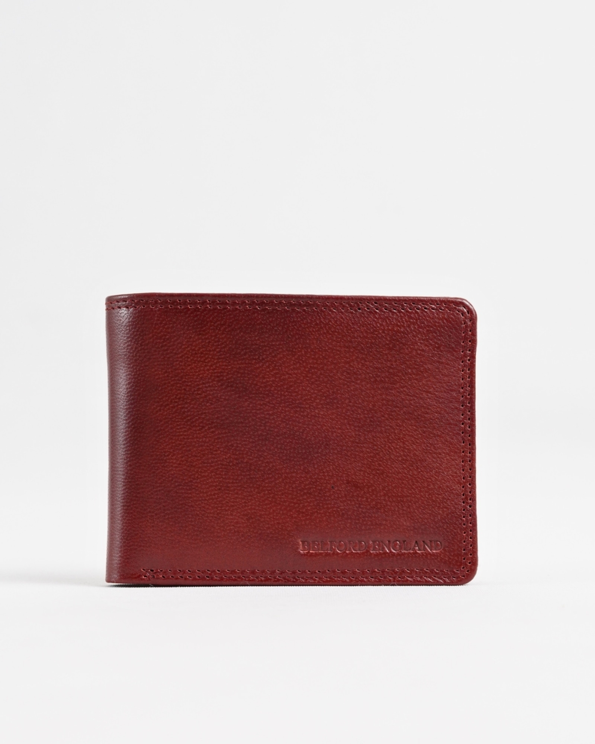 Real Madrid - Men’s Original Sleek Leather Wallet (Brown and Cherry Blend) Real Madrid - Men’s Original Sleek Leather Wallet (Brown and Cherry Blend)