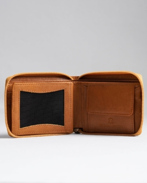Tokyo Men’s Original Leather Wallet - (Rich Tan)