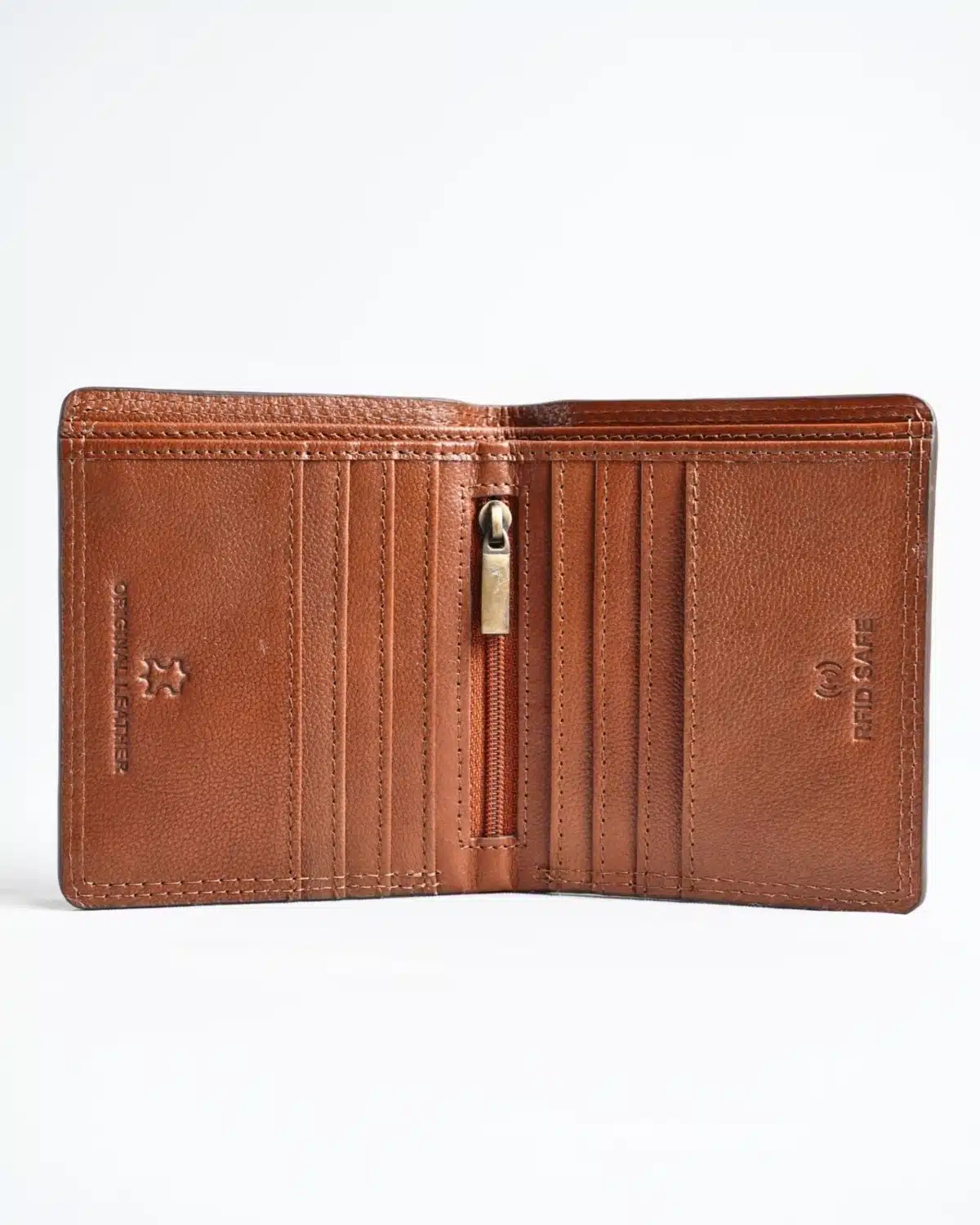 Aubrey - Men’s Original Leather Wallet (Cognac) Aubrey - Men’s Original Leather Wallet (Cognac)