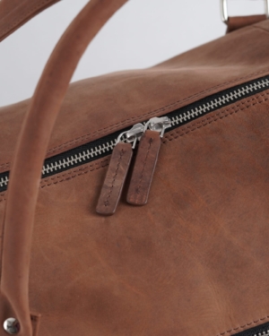Classic Traveller - Original Leather Travel Bag (Rugged Brown)