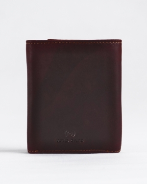 Dublin - Men’s Original Leather Trifold Wallet (Vintage Brown)