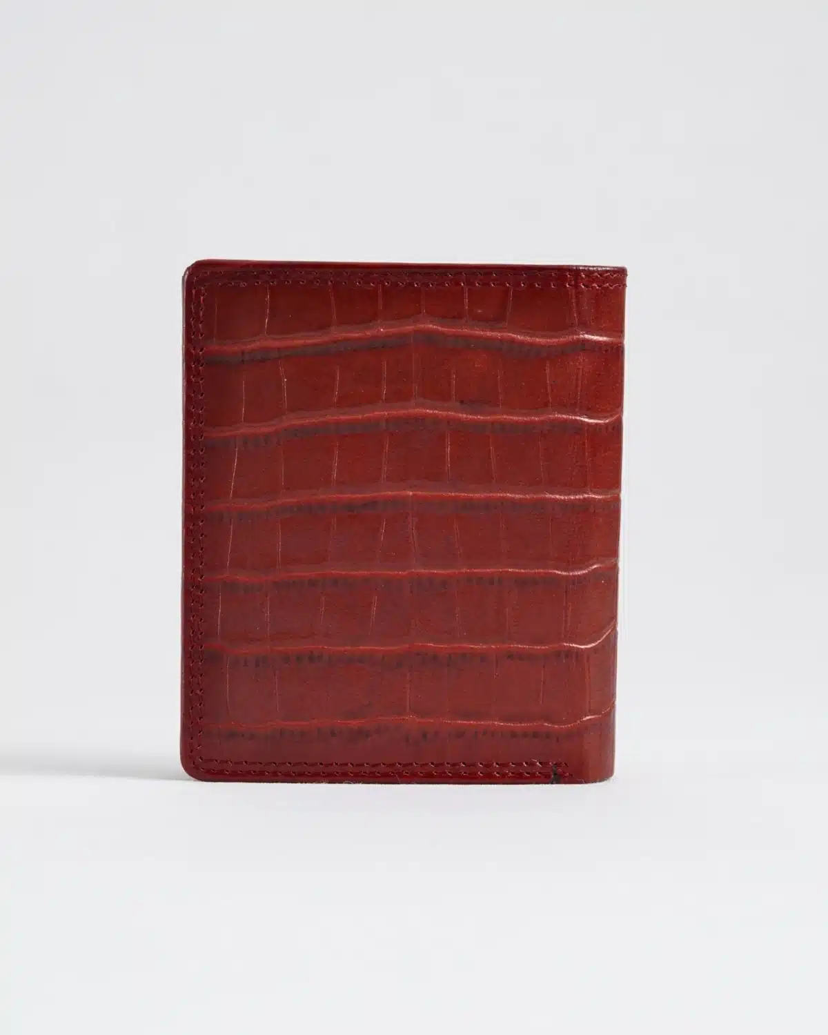 Hyde Men’s Original Leather Wallet (Croco Brown & Cherry Blend) Hyde Men’s Original Leather Wallet (Croco Brown & Cherry Blend)