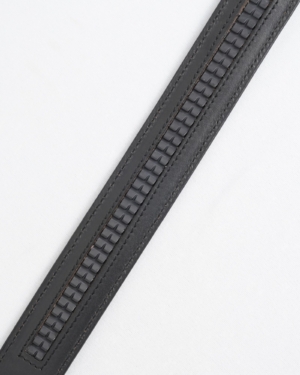 Oxford Men's Original Leather Belt (Black) - 28-44 - Fits Waist Size: 28-44