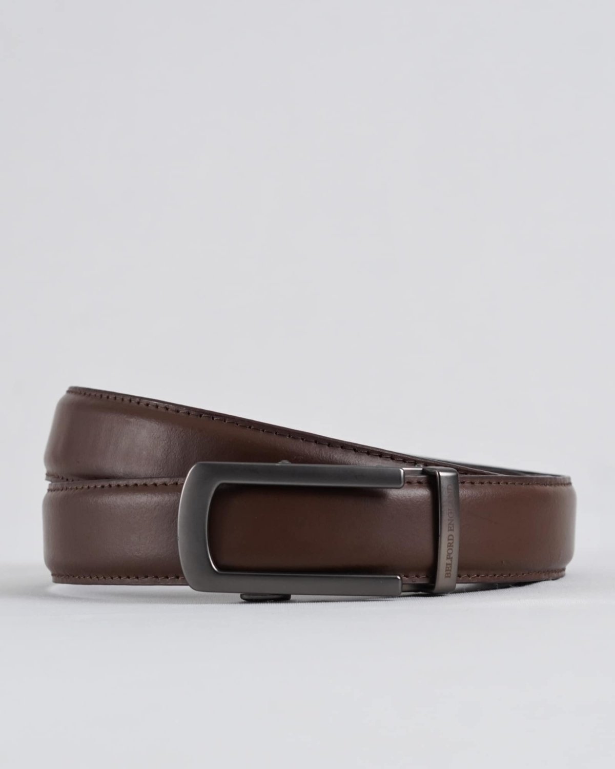 Oxford Men's Original Leather Belt (Brown)