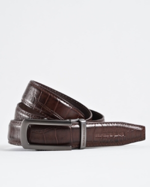 Oxford Men's Original Leather Belt (Croco Tan)