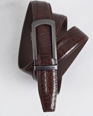 Oxford Men's Original Leather Belt (Croco Tan)