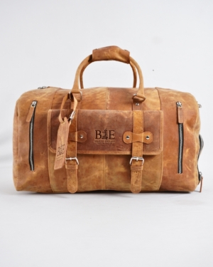 The Heritage - Original Leather Travel Bag (Rugged Tan)