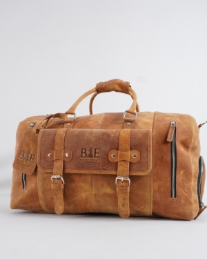 The Heritage - Original Leather Travel Bag (Rugged Tan)