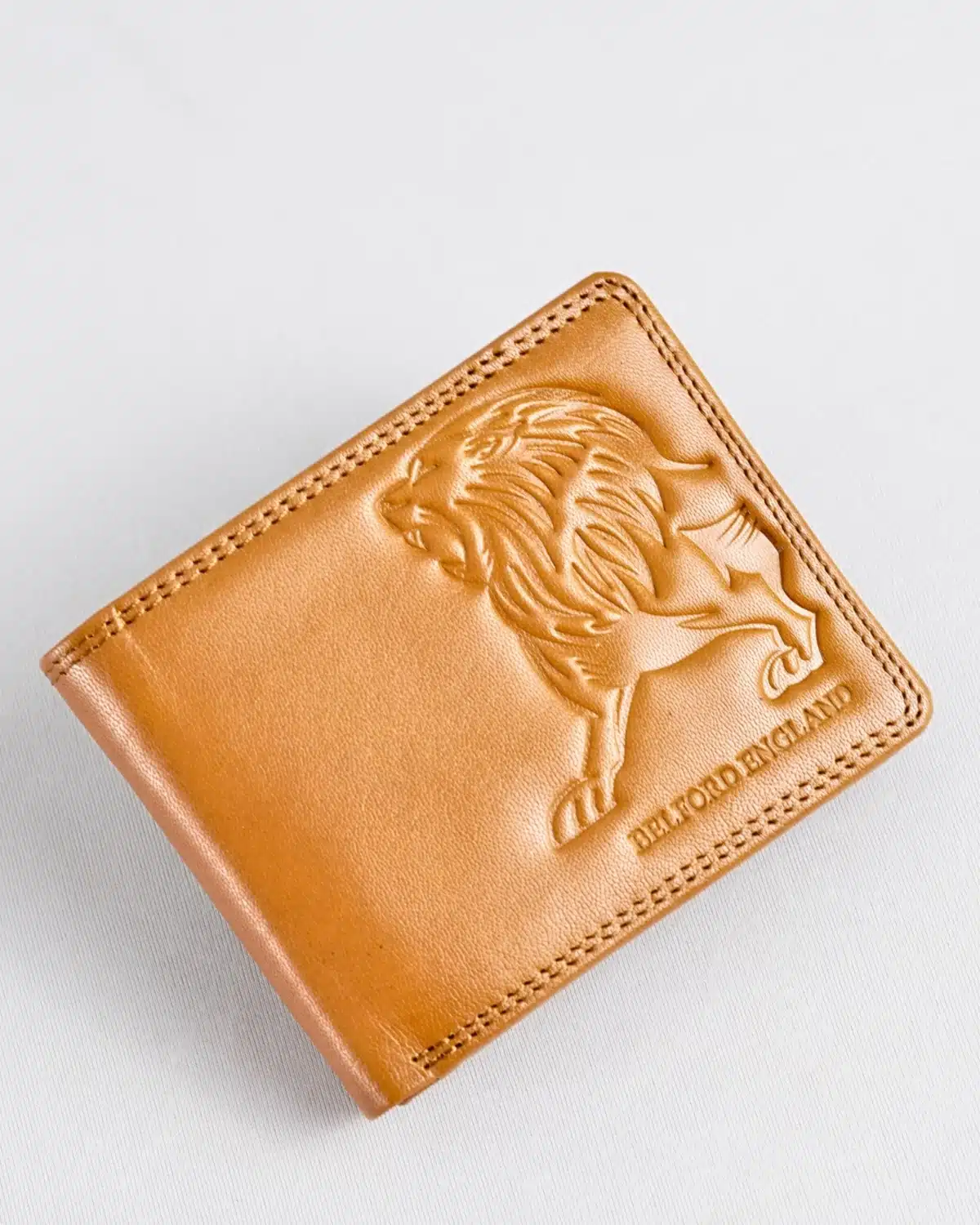 Cambridge - Men’s Original Leather Wallet - Lion (Almond Brown) Cambridge - Men’s Original Leather Wallet - Lion (Almond Brown)