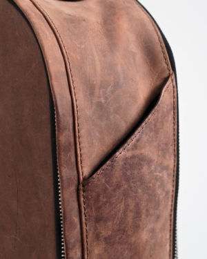 The Everyday Transit - Men's Original Leather BackPack (Rugged Brown)