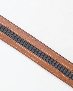 Oxford Men's Original Leather Belt (Croco Tan) - 28-44 - Fits Waist Size: 28-44