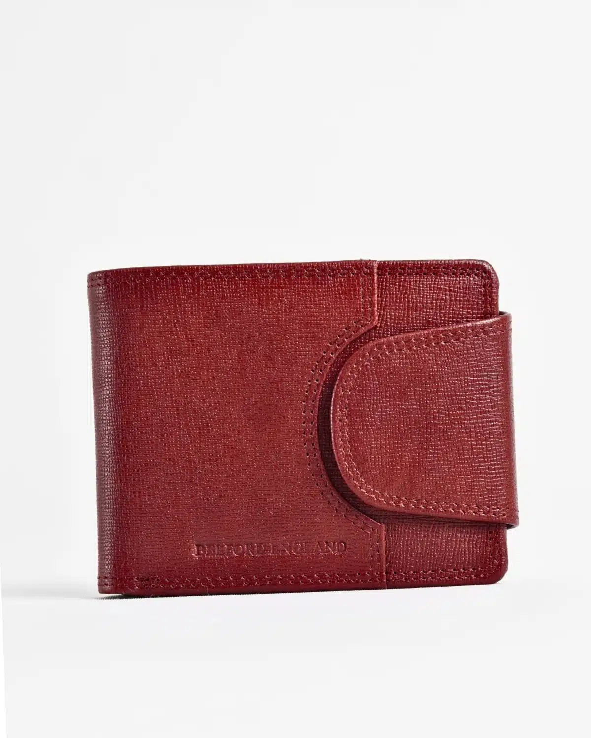 Derby - Men’s Original Leather Wallet (Saffiano Brown and Cherry Blend) Derby - Men’s Original Leather Wallet (Saffiano Brown and Cherry Blend)