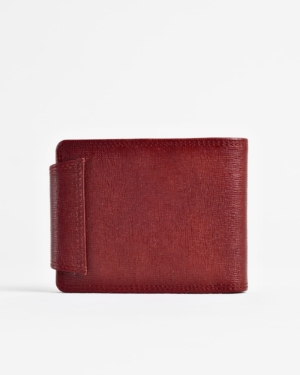 Derby - Men’s Original Leather Wallet (Saffiano Brown and Cherry Blend)