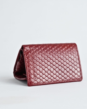 Detroit - Men’s Original Leather [Smart Card Pop UP] Wallet (Royal Cherry Salmon)