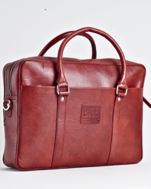 Executive Men's Original Leather Briefcase (Saffiano)
