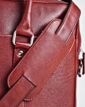 Executive Men's Original Leather Briefcase (Saffiano)