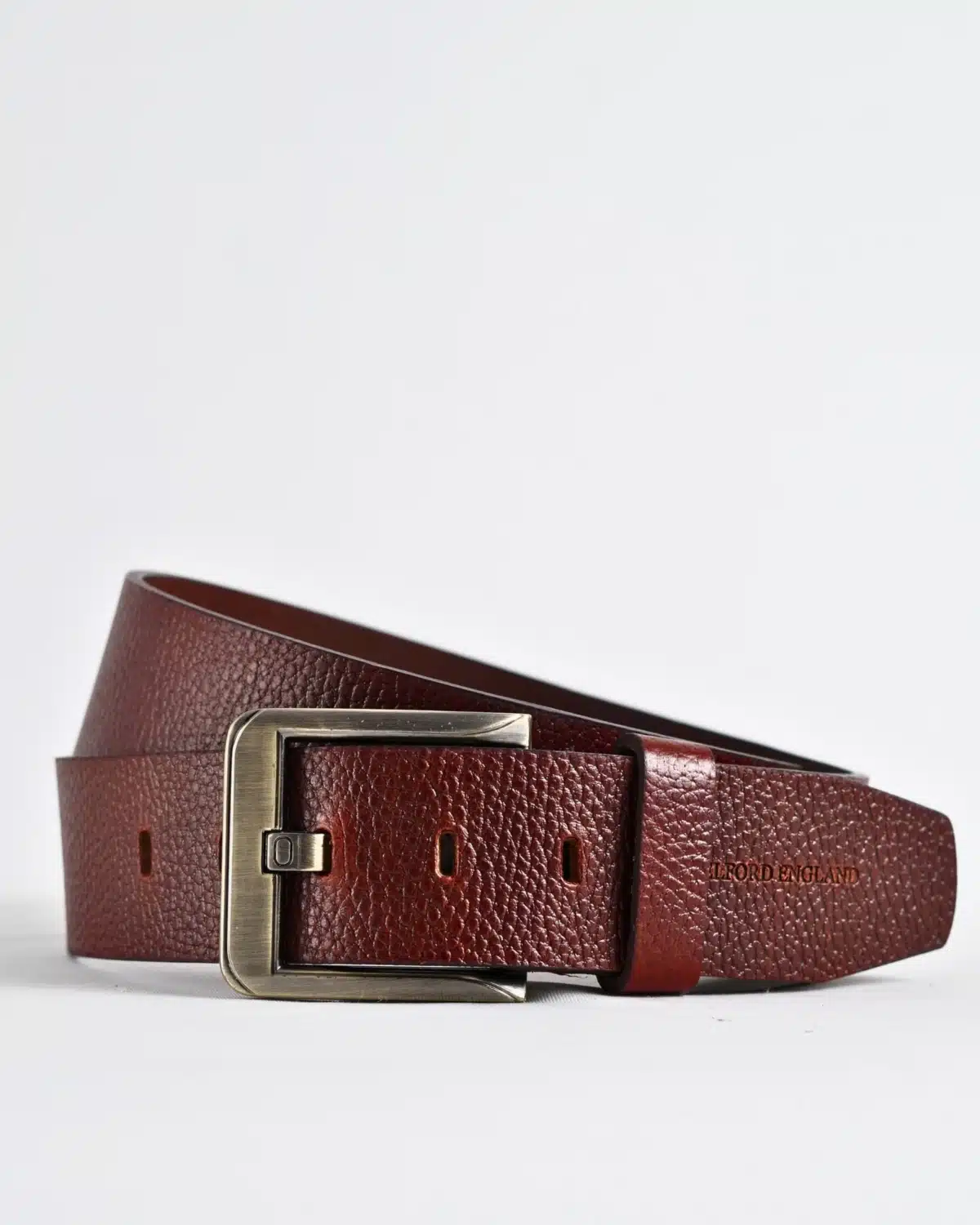 Maverick - Men's Original Casual Leather Belt (Brown & Cherry Blend) Maverick - Men's Original Casual Leather Belt (Brown & Cherry Blend)