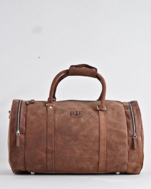 Weekender Duffle - Original Leather Travel Bag (Rugged Brown)