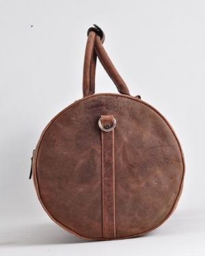 Weekender Duffle - Original Leather Travel Bag (Rugged Brown)