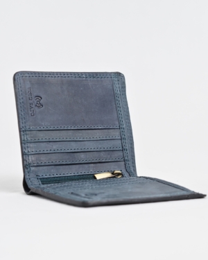 Aubrey - Men’s Original Leather Wallet (Rugged Blue)