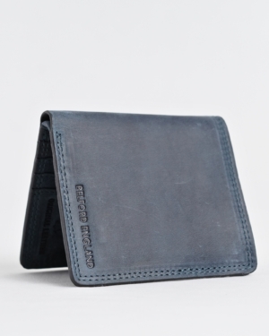 Aubrey - Men’s Original Leather Wallet (Rugged Blue)