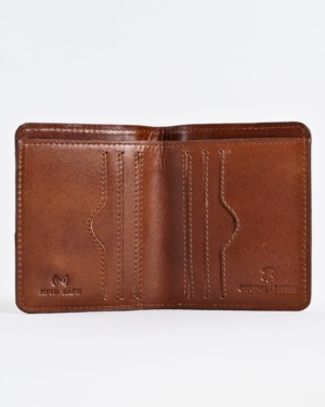 Boston - Men’s Original Leather Minimalist Wallet (Rich Brown)