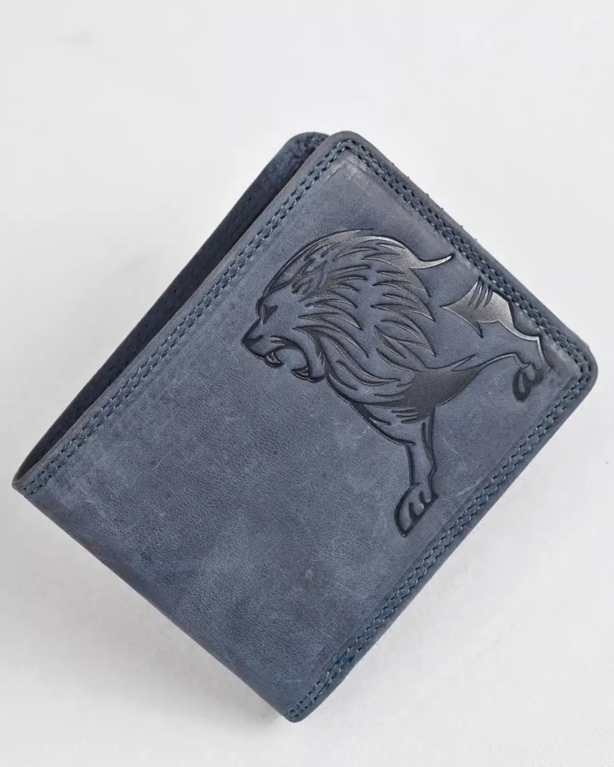 Cambridge (Limited Edition) Men’s Original Leather Wallet - Rugged Blue Cambridge (Limited Edition) Men’s Original Leather Wallet - Rugged Blue