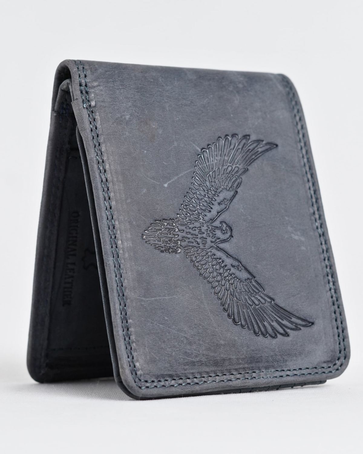 Cambridge (Limited Edition) Men’s Original Leather Wallet - Rugged Blue Cambridge (Limited Edition) Men’s Original Leather Wallet - Rugged Blue