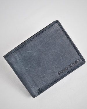 Cambridge - Men’s Original Leather Wallet (Rugged Blue)