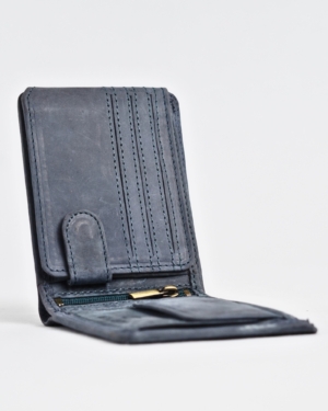 Cambridge - Men’s Original Leather Wallet (Rugged Blue)