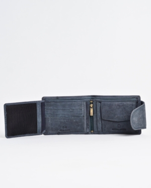 Derby - Men’s Original Leather Wallet (Rugged Blue)
