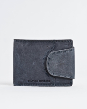 Derby - Men’s Original Leather Wallet (Rugged Blue)