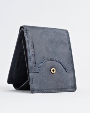 Derby - Men’s Original Leather Wallet (Rugged Blue)